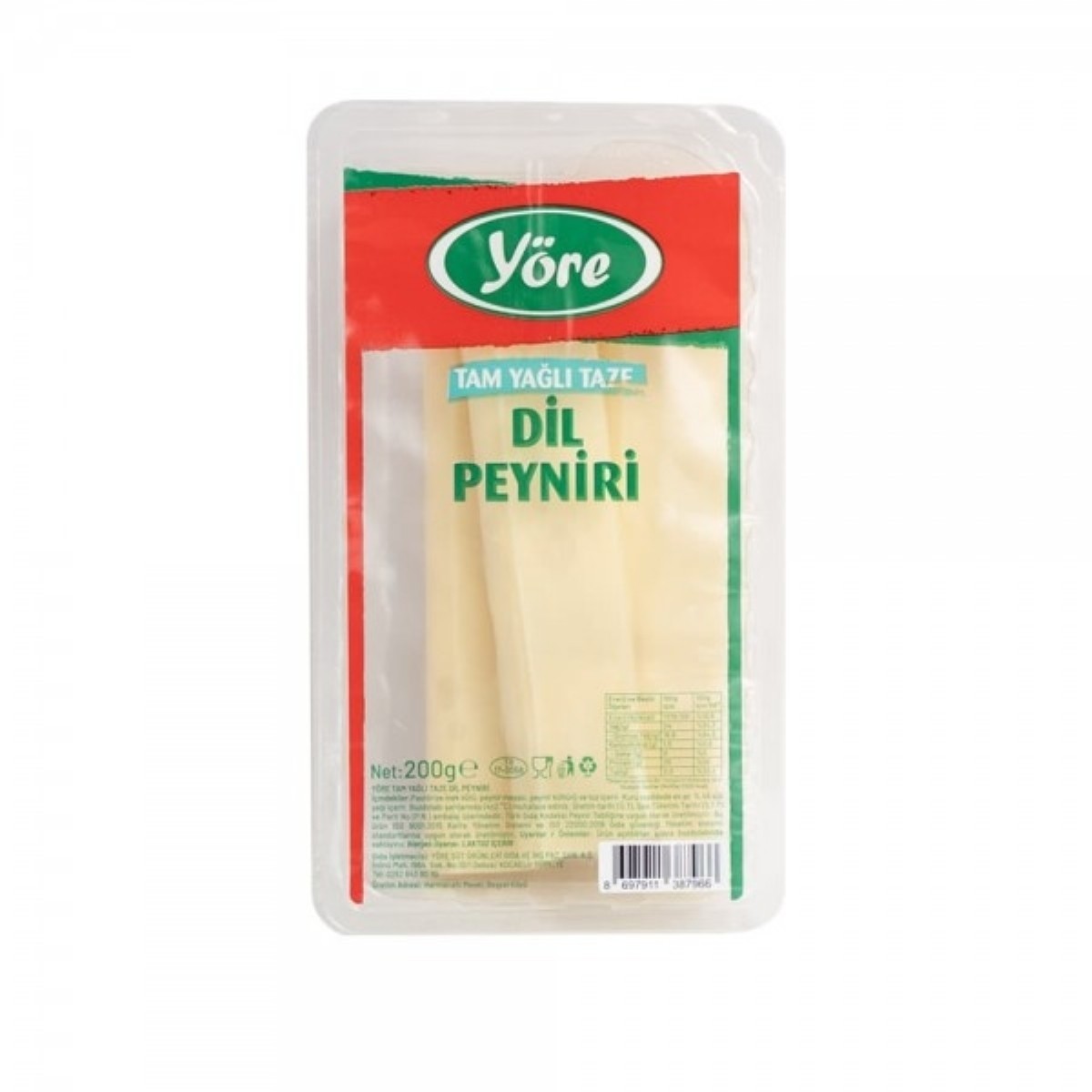 Yöre Tam Yağlı Dil Peyniri 200 gr