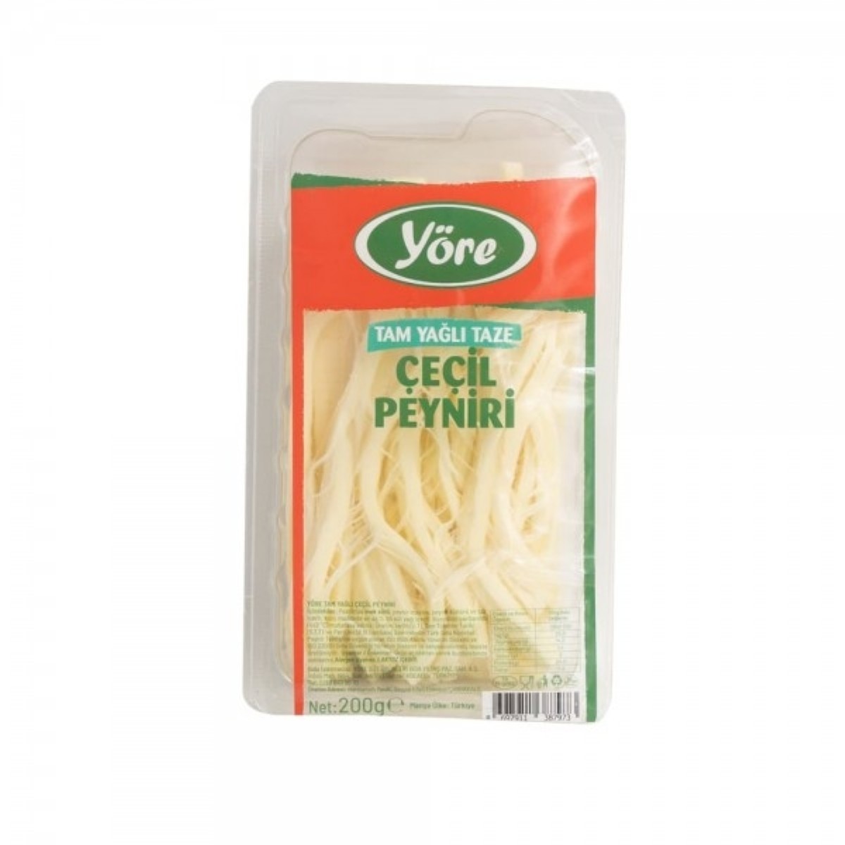Yöre Tam Yağlı Taze Çeçil Peyniri 200 gr