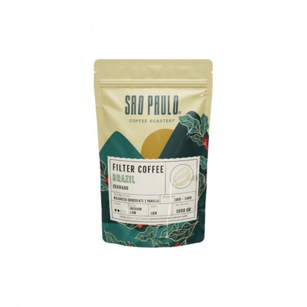 Sao Paulo Brazil Filtre Kahve 250 gr