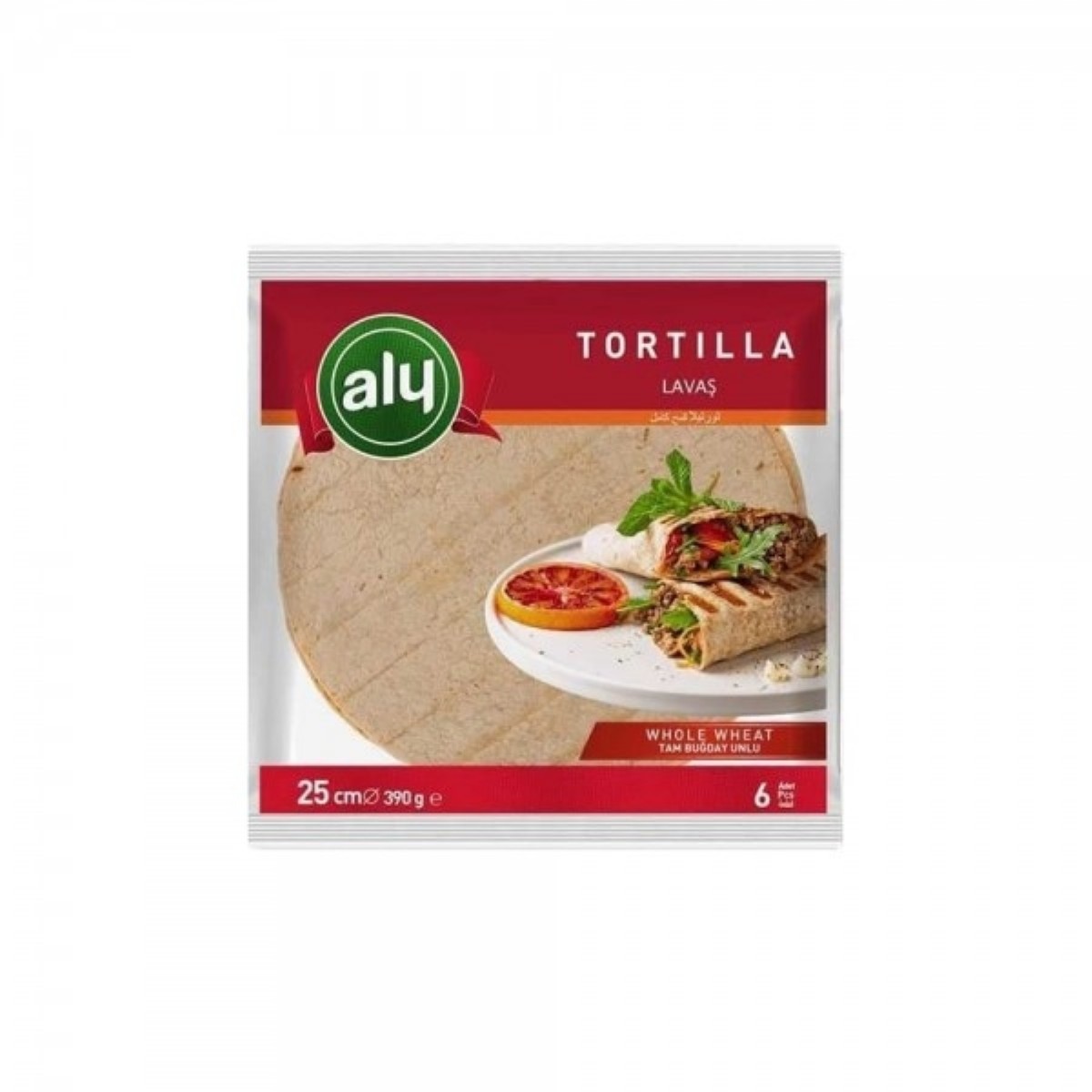 Aly Tortilla Tam Buğday Lavaş 390 gr
