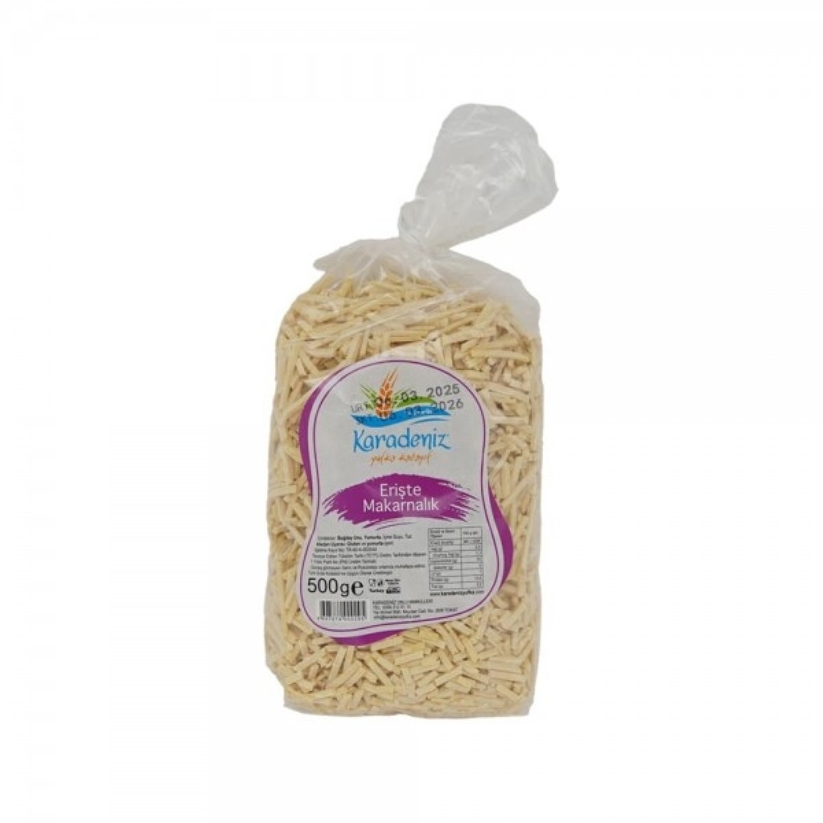 Karadeniz Makarnalık Erişte 500 gr