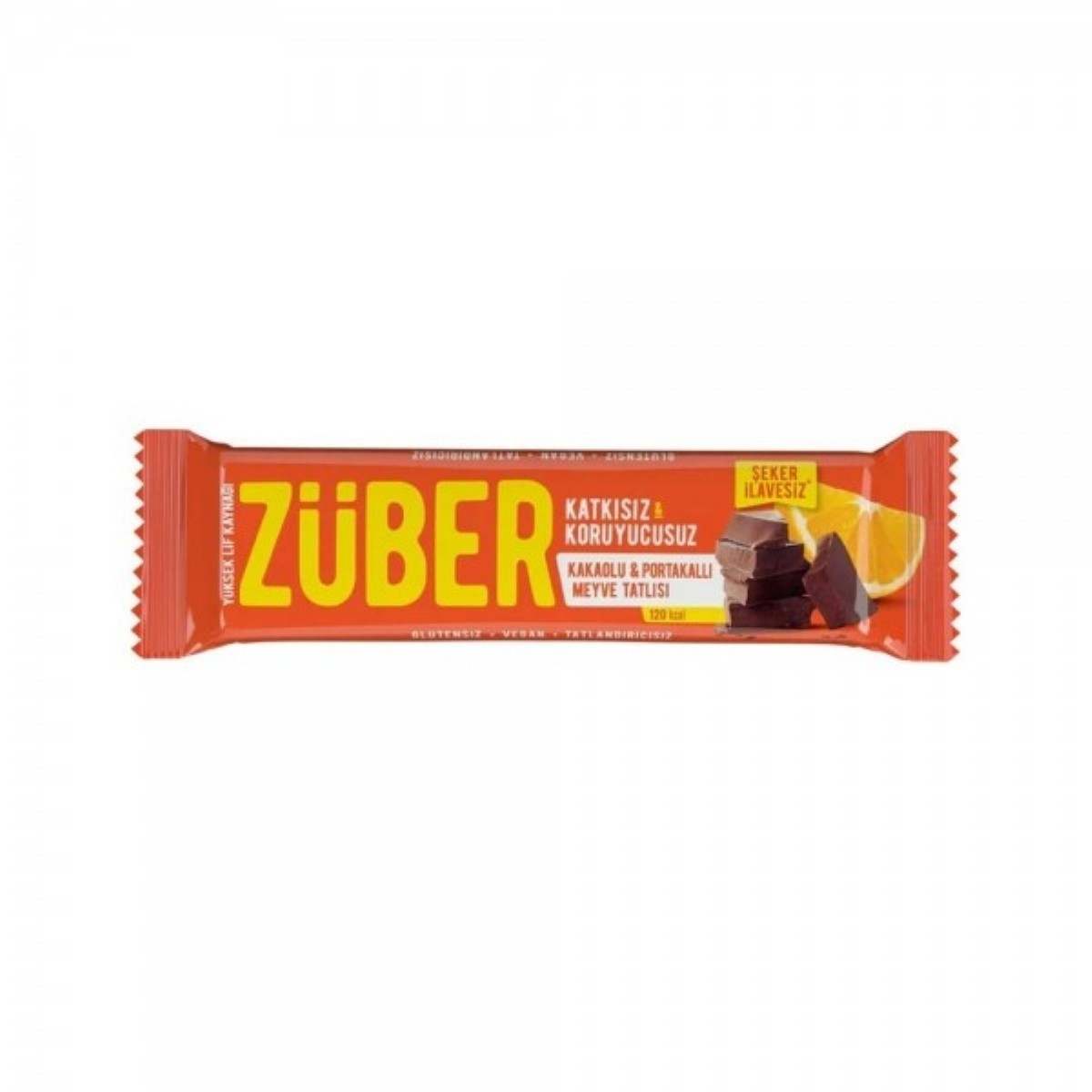 Züber Kakaolu ve Portakallı Meyve Barı 40 gr