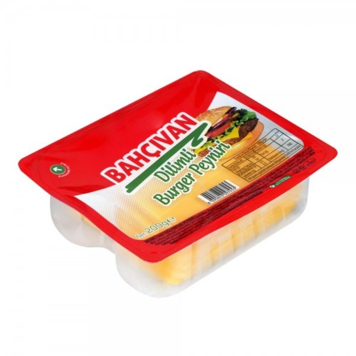 Bahçıvan Dilimli Burger Peynir 200 gr