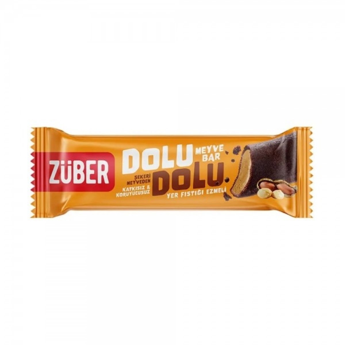 Züber Dolu Dolu Yer Fıstığı Ezmeli Meyve Bar 30 gr