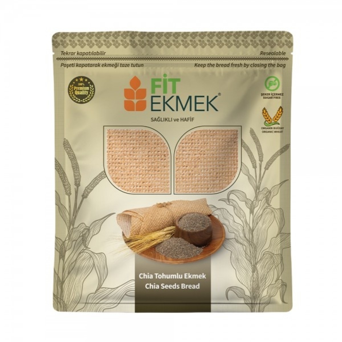 Fit Chia Tohumlu Ekmek 300 gr