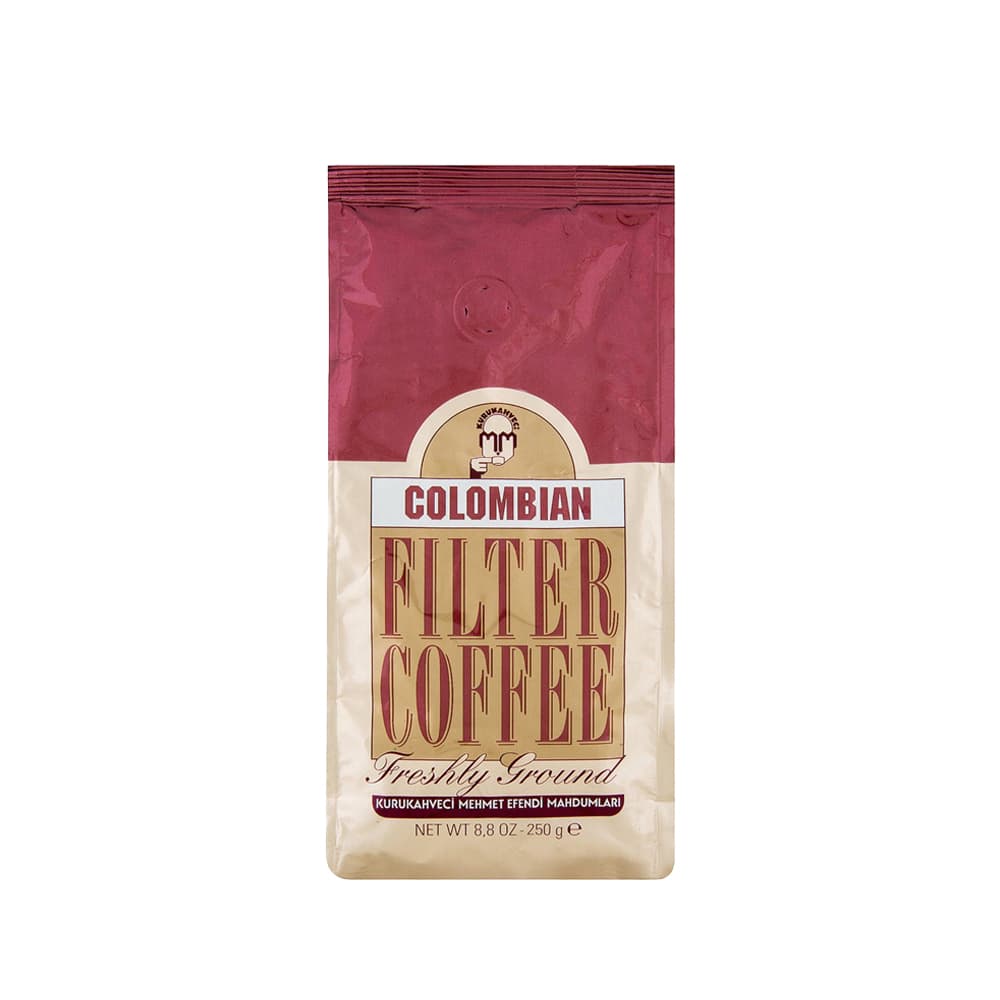 Kurukahveci Mehmet Efendi Colombian Öğütülmüş Filtre Kahve 250 gr