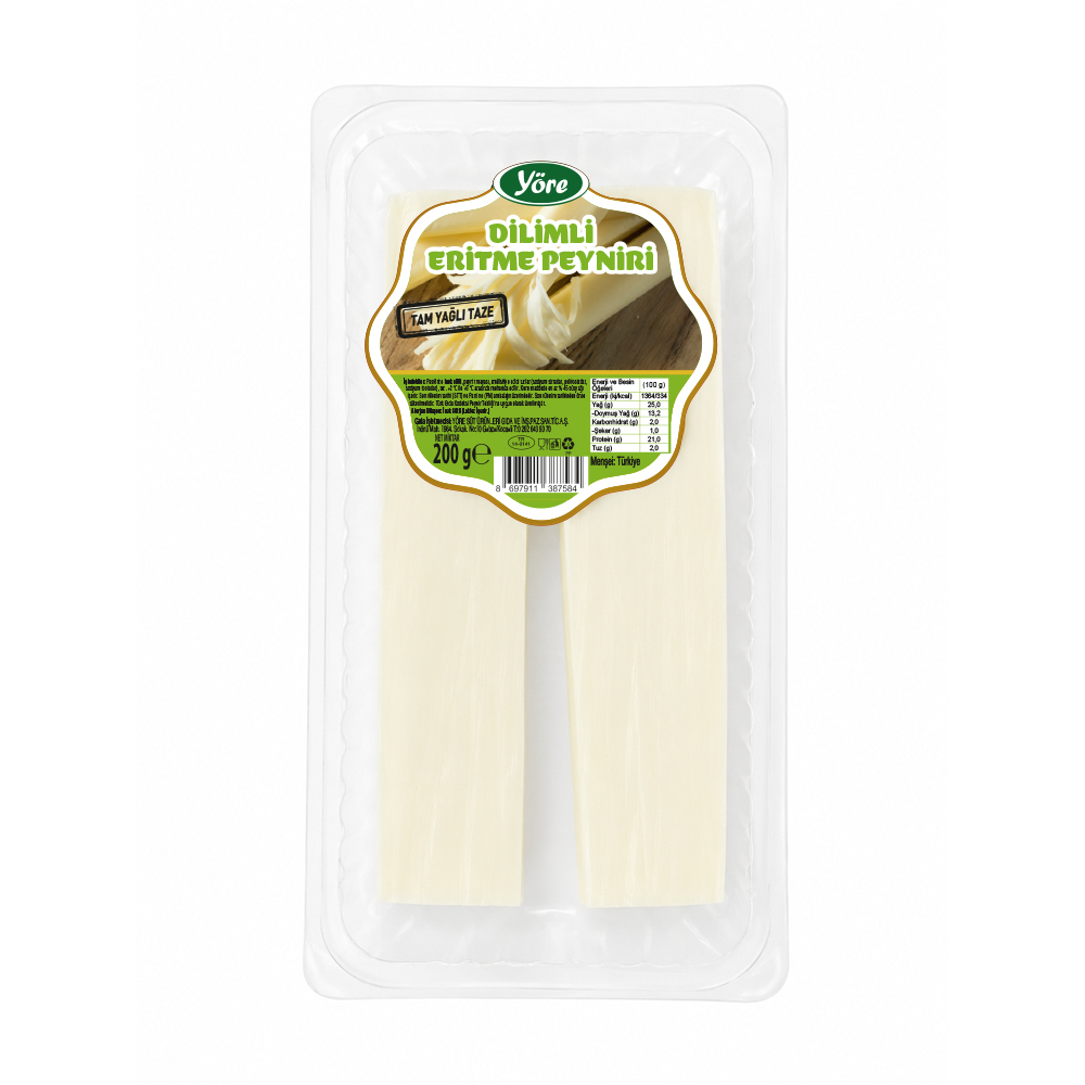 Yöre Dilimli Eritme Peyniri 200 gr