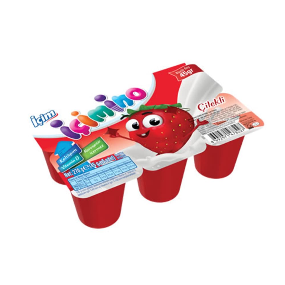 İçim İçimino Çilekli Büyüme Küpü 6X40 gr