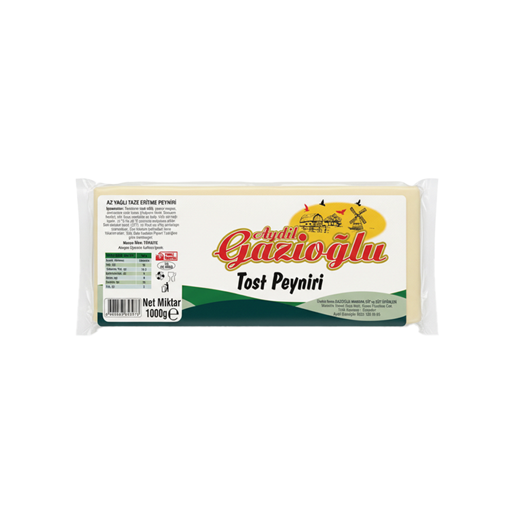 Gazioğlu Tost Peyniri 1000 gr