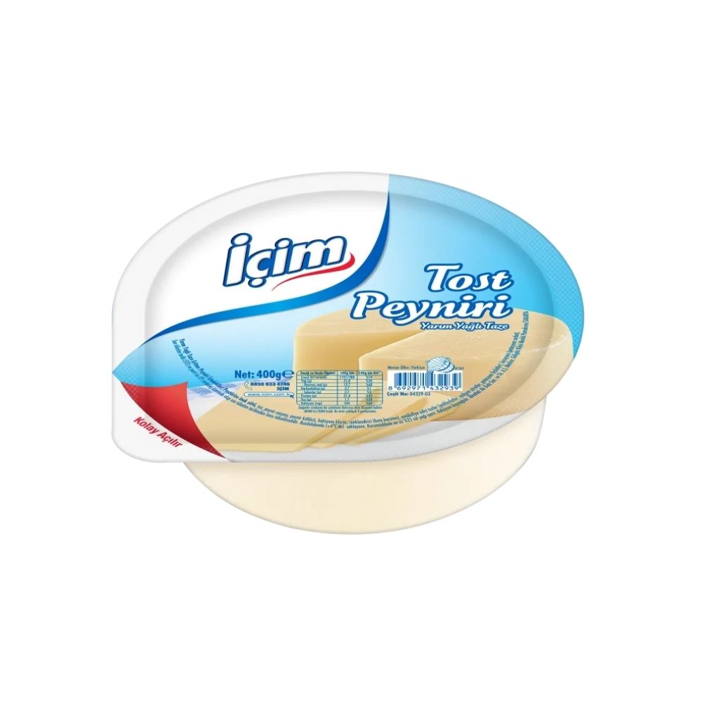 İçim Yarım Yağlı Tost Peyniri 400 gr
