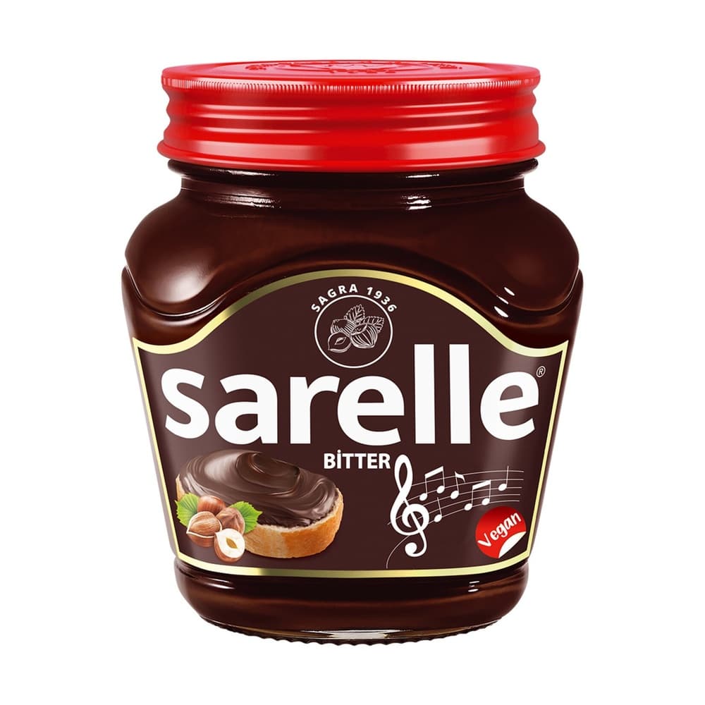 Sarelle Bitter Kakaolu Fındık Ezmesi 350 gr Kavanoz
