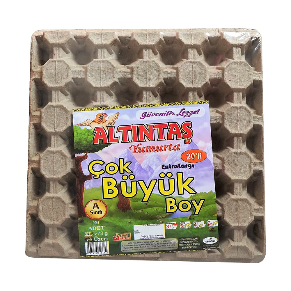 Altıntaş Çok Büyük Boy Yumurta XL 20'Lİ