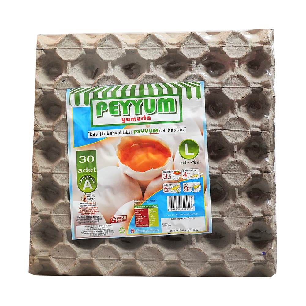 Peyyum Beyaz Yumurta L 30' lu