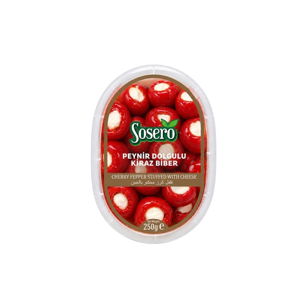 Sosero Peynir Dolgulu Kiraz Biber 250 gr
