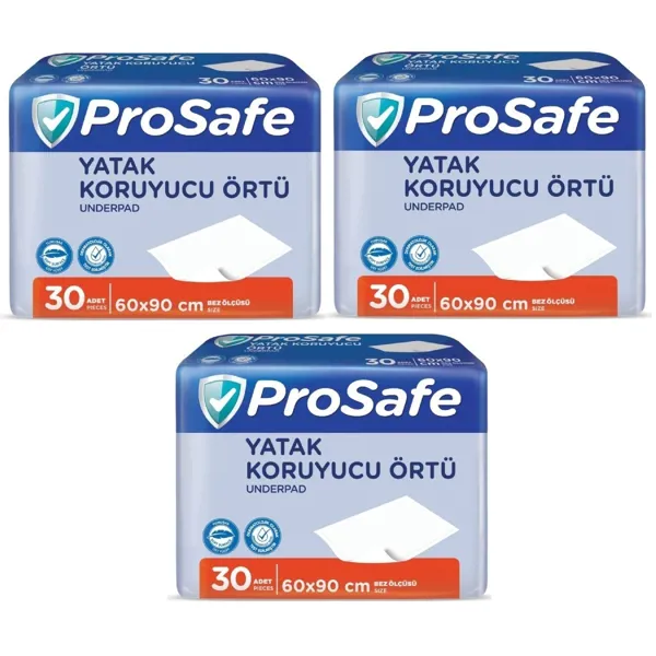 Prosafe Yatak Koruyucu Örtü 60x90 cm 90 Adet - Prosafe - Ürün Görseli 1