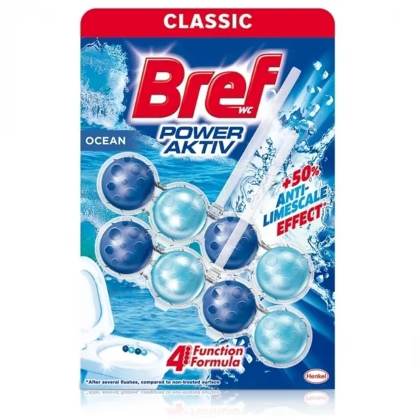 Breff WC Power Aktiv Okyanus Klozet Bloğu 1 kutu 2x50 Gr - Bref - Ürün Görseli 1