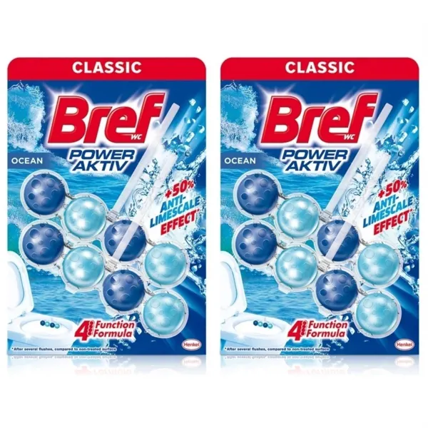 Breff WC Power Aktiv Okyanus Klozet Bloğu 2 kutu 2x50 Gr - Bref - Ürün Görseli 1