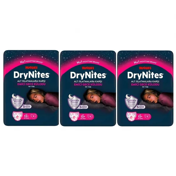 Huggies Drynites Gece Külodu Kız 13+ Yaş 48-60 Kg 27 Adet - Huggies - Ürün Görseli 1