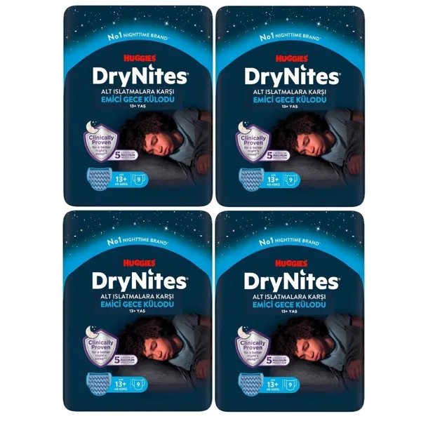 Huggies Drynites Gece Külodu Erkek 13+ Yaş 48-60 Kg 36 Adet - Huggies - Ürün Görseli 1