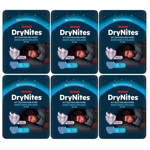 Huggies Drynites Gece Külodu Erkek 13+ Yaş 48-60 Kg 54 Adet - Huggies - Ürün Görseli 1