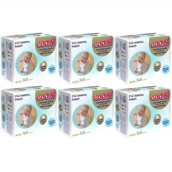 Goon Extra Sensitive 56 Yaprak 18'li Paket Islak Mendil - Goon - Ürün Görseli 1