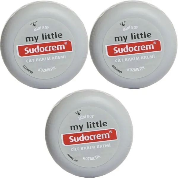 Sudocrem Cilt Bebek Bakım Kremi Pişik Kremi 22GR (3 Lü Set) (Seyahat Boy) - SUDOCREM - Ürün Görseli 1