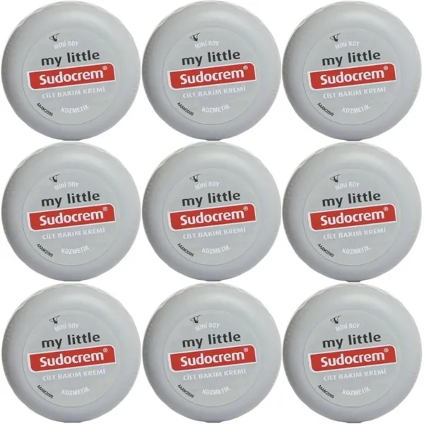 Sudocrem Cilt Bebek Bakım Kremi Pişik Kremi 22GR (9 Lu Set) (Seyahat Boy) - SUDOCREM - Ürün Görseli 1