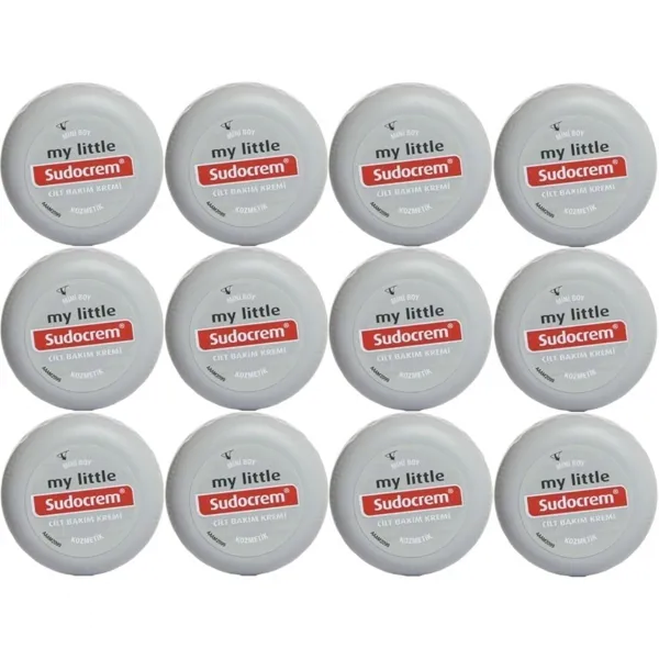 Sudocrem Cilt Bebek Bakım Kremi Pişik Kremi 22GR (12 Li Set) (Seyahat Boy) - SUDOCREM - Ürün Görseli 1