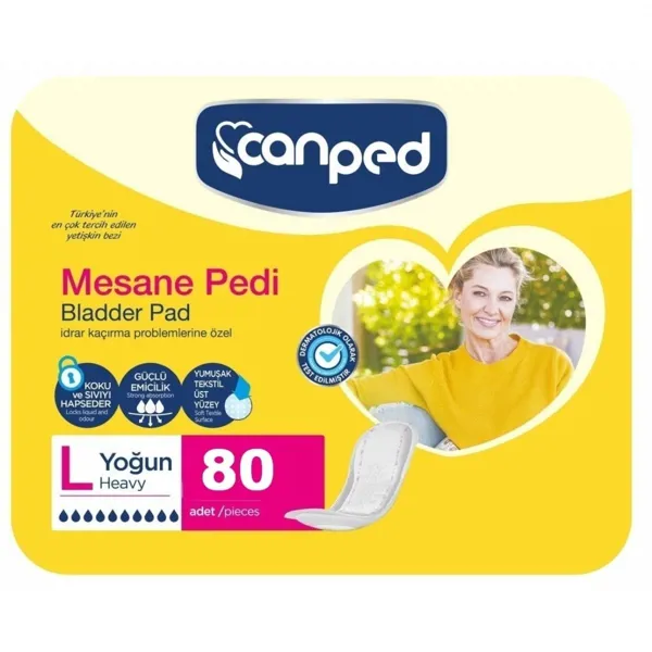 Canped Mesane Pedi Büyük Boy (L) Yoğun  80 Adet - Canped - Ürün Görseli 1