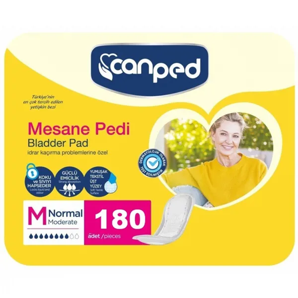 Canped Mesane Pedi Orta boy (M) Normal 180 Adet - Canped - Ürün Görseli 1