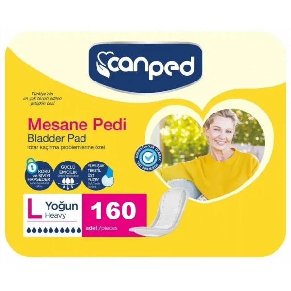 Canped Mesane Pedi Büyük Boy (L) Yoğun 160 Adet - Canped - Ürün Görseli 1