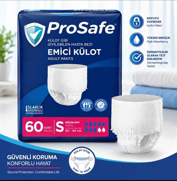 Prosafe Emici Külot Küçük-Small 50-90 Cm 60 Adet - Prosafe - Ürün Görseli 1