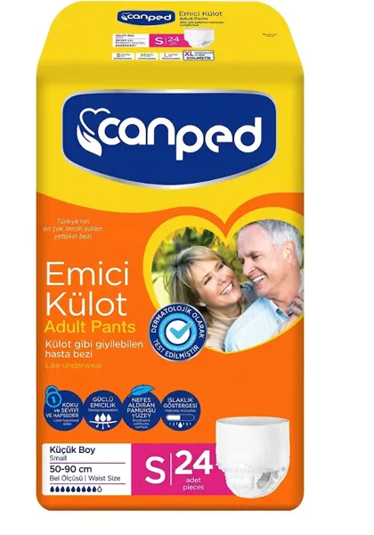 Canped Emici Külot Küçük Boy Small 24 Adet - Canped - Ürün Görseli 1