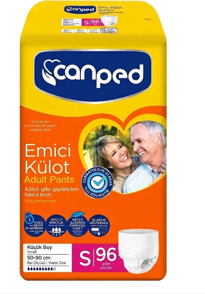 Canped Emici Külot Küçük Boy Small 96 Adet - Canped - Ürün Görseli 1