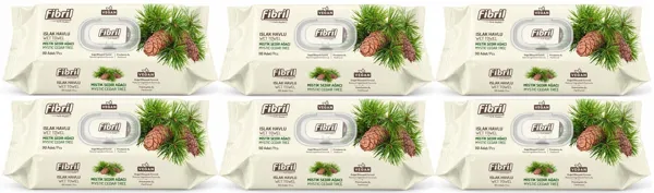 Fibril Mistik Sedir Ağacı Islak Bebek Havlusu 90 Lı 6 Adet 540 Yaprak - Fibril - Ürün Görseli 1