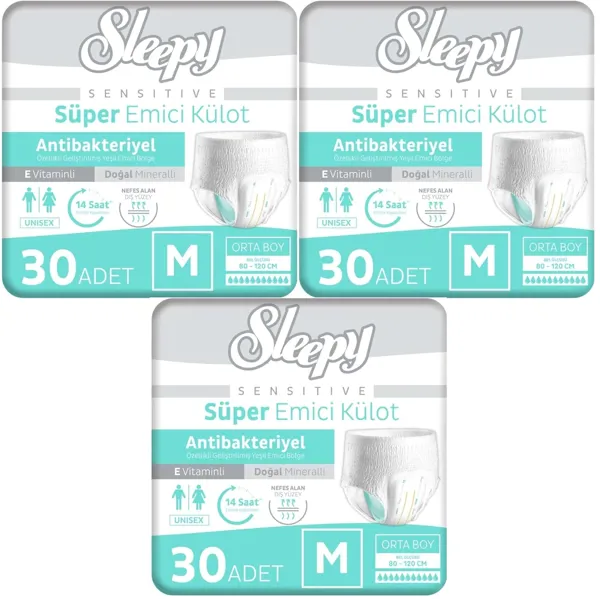 Sleepy Yetişkin Bezi Emici Külot M - Orta - Medium 90 Adet - Sleepy - Ürün Görseli 1