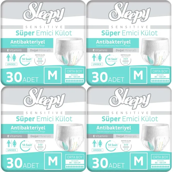 Sleepy Yetişkin Bezi Emici Külot M - Orta - Medium 120 Adet - Sleepy - Ürün Görseli 1