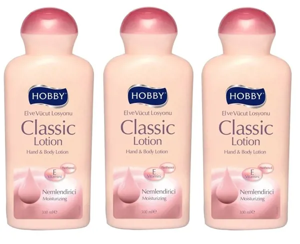 Hobby Klasik El ve Vücut Losyonu 300 ml 3 Adet - HOBBY - Ürün Görseli 1