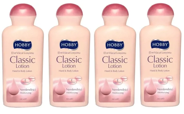 Hobby Klasik El ve Vücut Losyonu 300 ml 4 Adet - HOBBY - Ürün Görseli 1