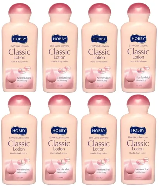 Hobby Klasik El ve Vücut Losyonu 300 ml 8 Adet - HOBBY - Ürün Görseli 1