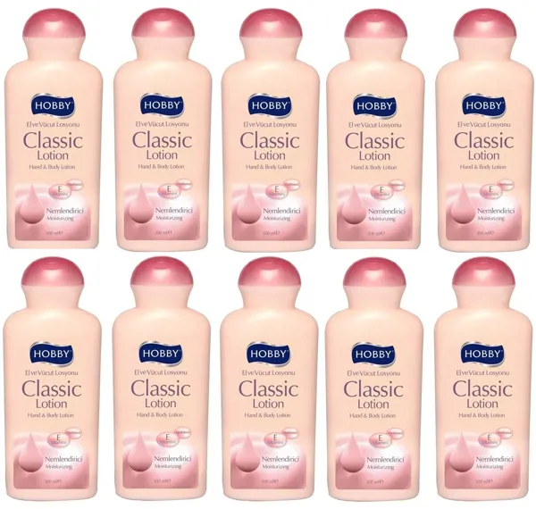 Hobby Klasik El ve Vücut Losyonu 300 ml 10 Adet - HOBBY - Ürün Görseli 1
