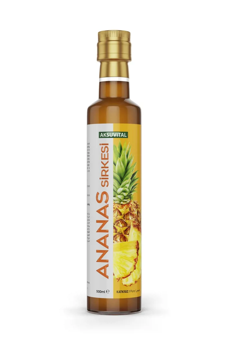 Ananas Sirkesi 500 Ml - Aksu Vital - Ürün Görseli 1