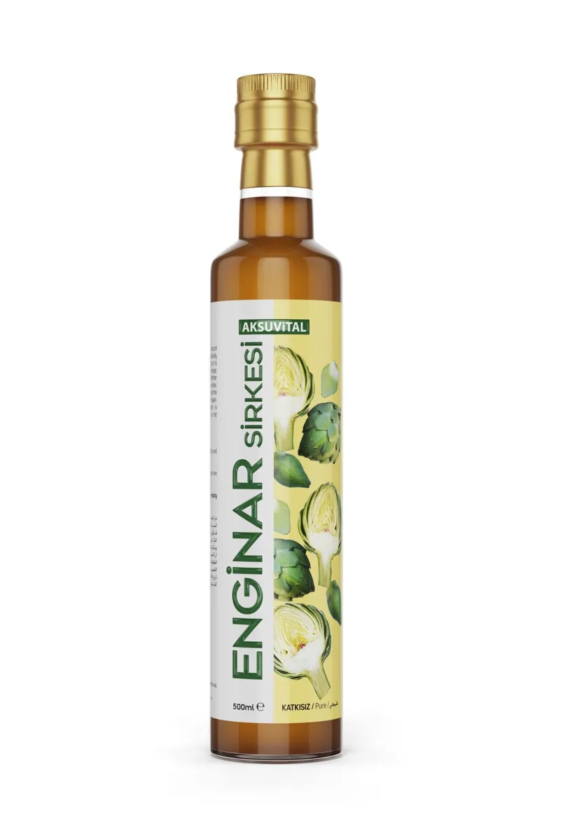 Enginar Sirkesi 500 Ml - Aksu Vital - Ürün Görseli 1