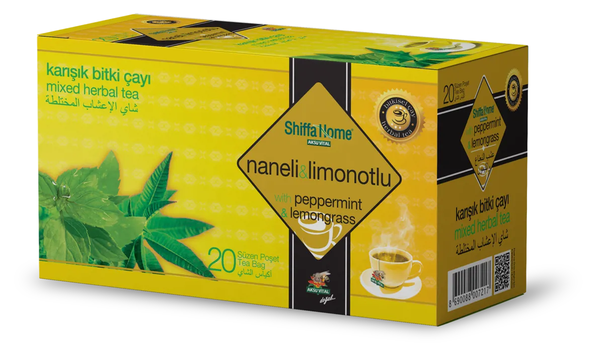 Naneli Limonotlu Karışık Bitki Çayı 20 Adet - Shiffa Home - Ürün Görseli 1