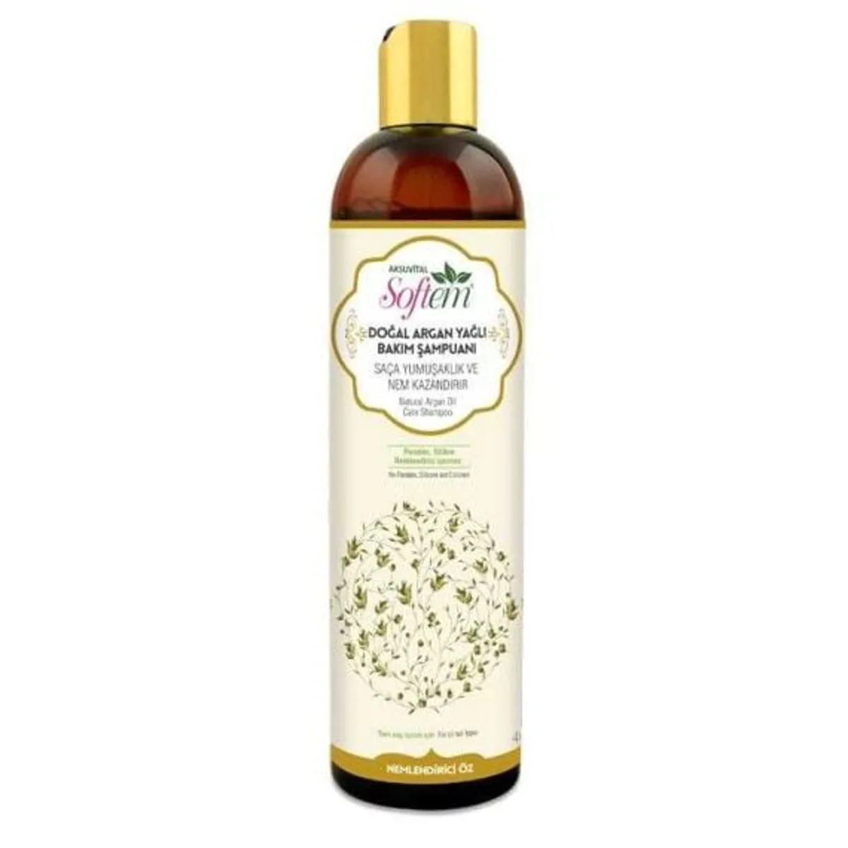 Argan Yağlı Saç Bakım Şampuanı 400 ml. - Softem - Ürün Görseli 1