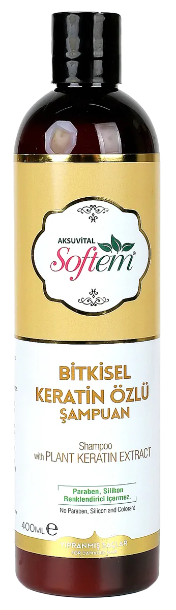 Keratin Özlü Şampuan 400 ml - Softem - Ürün Görseli 1