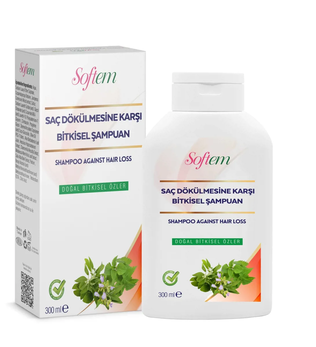 Saç Dökülme Karşıtı Şampuan 300 Ml - Softem - Ürün Görseli 1