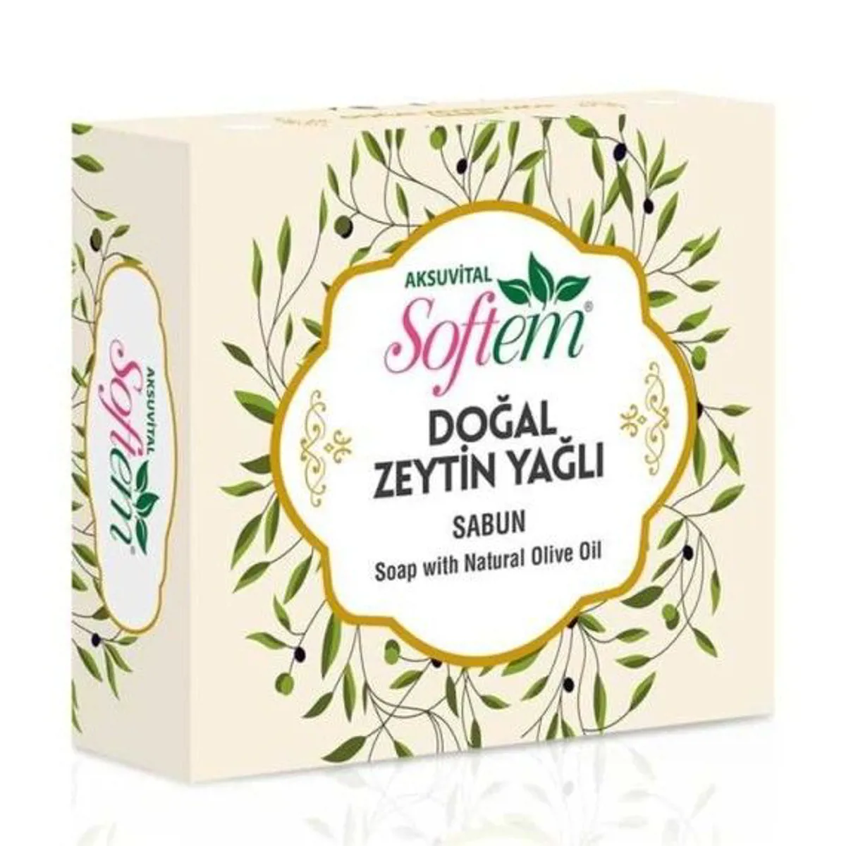 Zeytinyağlı Sabun 130 gr. - Softem - Ürün Görseli 1