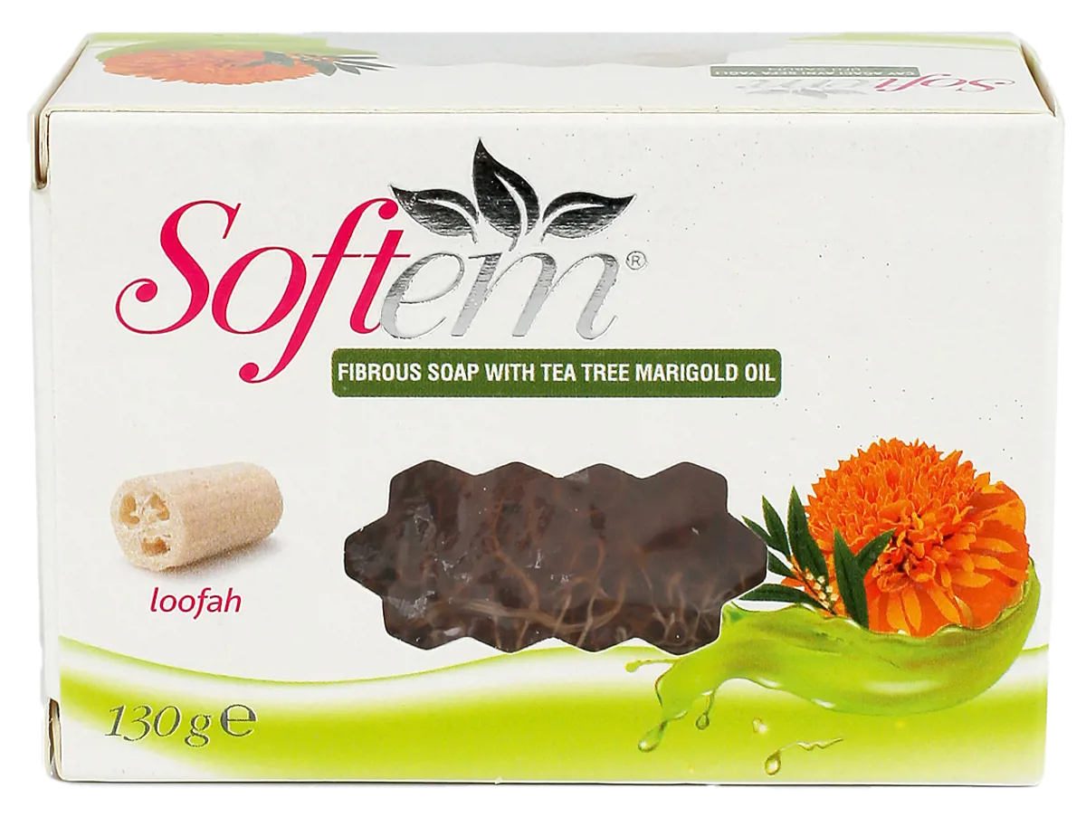 Çay Ağacı Aynı Safa Yağlı Lifli Sabun 130 gr - Softem - Ürün Görseli 1