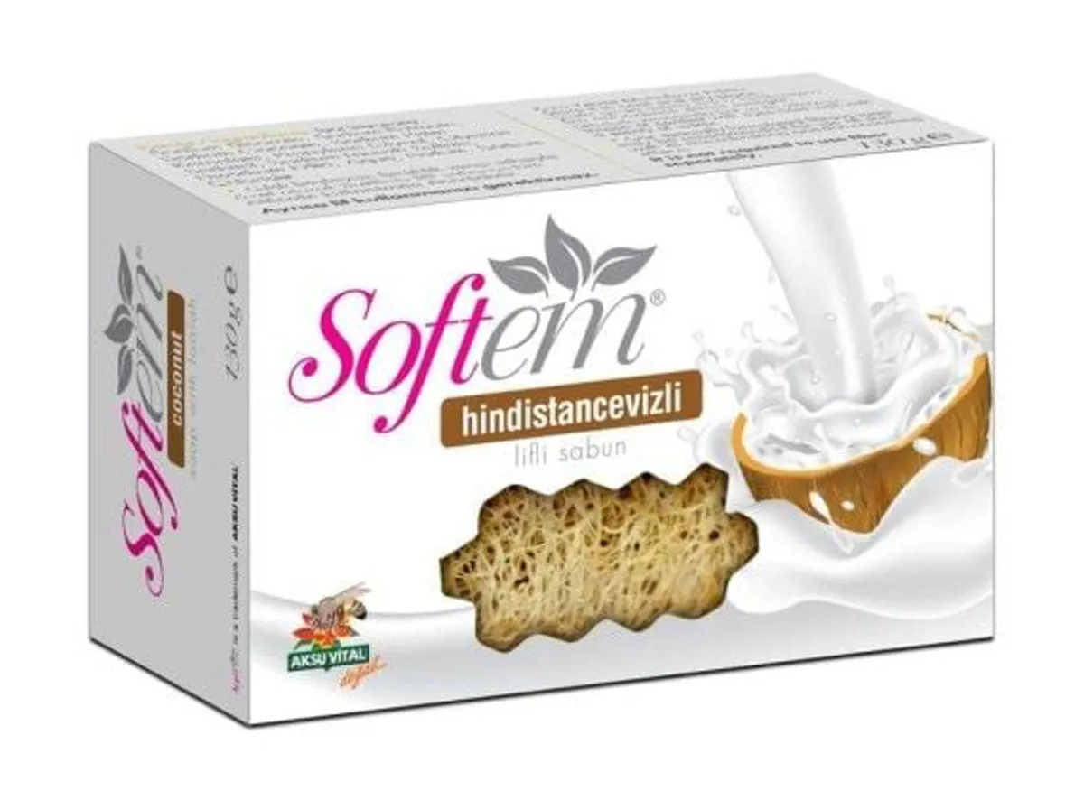 Hindistan Cevizili Lifli Sabun - Softem - Ürün Görseli 1